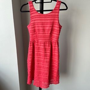 ☀️BOGO Item Bright Red Textured Summer Dress☀️